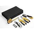 JCB - 26 Piece Tool Kit | Includes Screwdriver & Bits, Pliers, Retractable Knife, Tape Measure and Storage Case, Perfect for New Homeowners Or Students (JCB-26-SET)