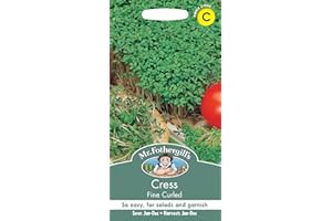 MR FOTHERGILLS Fothergill's Cress Fine Curled, Vegetable Seeds, 4000 Seeds, Sow: Jan-Dec, Green