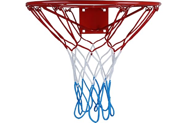 Kimet HangRing, Panier de basketball de qualité avec anneau et filet. Qualité et sécurité testées. Dimensions: ø 45 cm und 37 cm (au choix)
