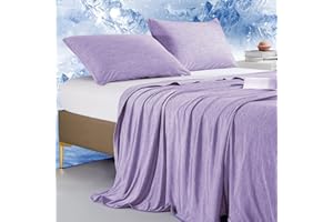 ‎MARCHPOWER Marchpower Cooling Blanket 200 x 220 cm, Lightweight Summer Blanket with Japanese Arc-Chill 3.0 Q-Max > 0.5 Cooling Fibres, Absorbs Body Heat, 2-in-1 Double-Sided as Children's Blanket, Sofa Blanket,