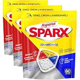 Asperox Sparx Diamond Bulaşık Makinesi Kaps&uuml;l&uuml; 60 Adet (3 paketi)