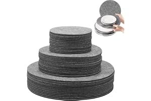 144 styck Tallriksdelare i filt 3 storlekar 12,7 cm 19,1 cm 26,7 cm Stegskydd i filt tvättbart Grytskydd Stapelskydd för tall