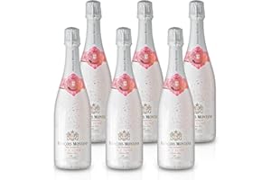 Francois Montand Sparkling Wine ICE Rosé - Traditional Method - ICE Rosé Demi-Sec - France (6 x 0.75 L)