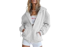 Timuspo Hoodie Damen Sweatjacke 2026 Kapuzenjacke Herbst Winter Lang Sweatshirt Kapuzenpullover Mit Kapuze Reißverschluss Mantel Oversize Pullover