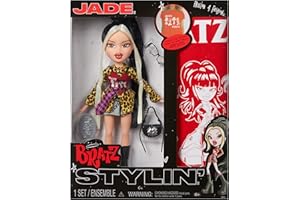 Bratz Stylin' Jade – Modna Lalka z Koszulką do Personalizacji dla Ciebie, w Zestawie Akcesoria – Urocza Zabawka dla Dziewczynek
