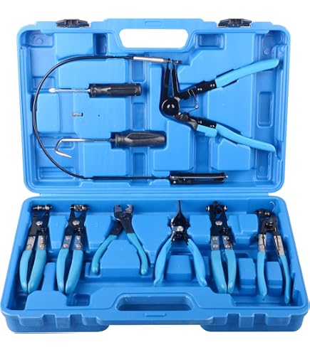 thumbnail interactive-video image 1 of BlueSpot 175mm Heavy Duty Hose Clip Pliers | Spring Loaded Removal Tool | 7" | 07969 1 of 5