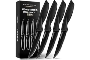 Home Hero Coltelli da Cucina - Acciaio Inox - Set Coltelli da Cucina Professionali - Coltelli da Tavola e Utensili Cucina