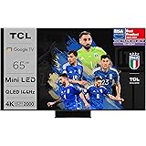 TCL 65C841, TV Mini LED 65”, pannello QLED 144Hz, 4K Ultra HD, Google TV (Dolby Vision & Atmos, audio Onkyo 2.1, Controllo vo