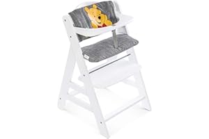 Hauck Highchairpad Deluxe Funda Trona, Compatible con Trona Evolutiva Hauck Alpha y Beta Plus, 2 Piezas, Cojin Bebe, Fácil colocación, Acolchado suave, 45x24x2 cm
