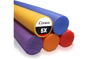 ‎CONIPA Conipa® - Schwimmnudel (160 x 7 cm) für Kinder & Erwachsene INKL. VERBINDER (Schaumstoff) - Poolnudel Set ab 3-10 Jahre (Made IN Europe) - Pool Wassernudel & Spielzeug