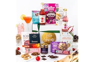 EDEN New Home Afternoon Tea Hampers Gift Baskets, Luxury Vegan Hamper for Women, Dairy Free Chocolate Gift Box, Gluten Free Hamper, Vegan Gifts Treats Box, Gifts for Women, Non Alcoholic