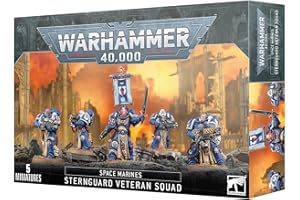Games Workshop - Warhammer 40 000 - Space Marines : Sternguard Veteran Squad (édition 2023), Bleu