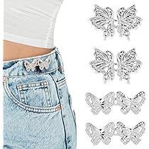 8 Stück Hosenknöpfe Ohne Nähen | Verstellbare Bund-Clips Für Jeans & Hosen