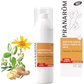 PRANAROM - Aromalgic - Massage Oil - Back, Thighs, Twins - Arnica and Wintergreen - Preparation, Recovery, Joints and Muscles