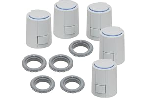 MÖHLENHOFF Stellantrieb SET Alpha 5 24V 5 Stück Typ VA10 Kamo KTS/Buderus/Dumser/Beulco/Purmo/Oventrop/Strawa/Viega/Bianchi/Watts u.a.