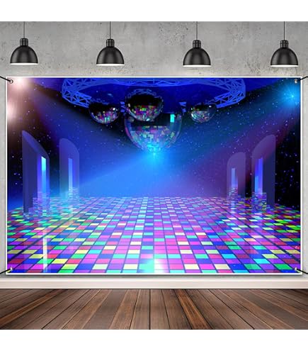 Miami Sfondo Anni '60 '70 Anni '80 Disco Neon Festa Di Compleanno Decorazione Estate Tropicale Palma Fenicottero Photo Booth Banner Poster 300x200cm - 5