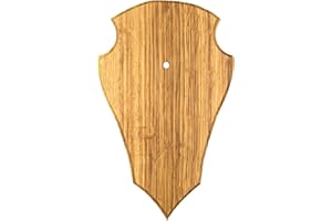 K&S Wildkameras Tablero de madera de roble para oídos, diseño de cervatillo claro