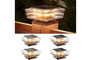 ‎JACKYLED JACKYLED Solar Post Cap Pack of 4