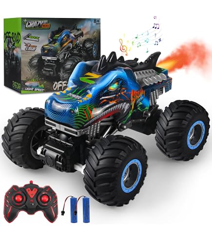 Maisto Tech R/C Off Road Go! Monster Truck Giallo 21cm - 2.4GHz, 4x4, Per Bambini 5+ Anni