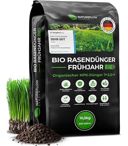 Rasendnger Langzeitwirkung Beckmann Rasendnger Test 10kg KLASEBO 20 5 8  NPK 330m Compo Herbst Rasendnger Beckmann Rasendnger Herbst