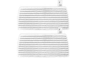 KEEPOW 2 für Vileda Steam Plus XXL Ersatzbezug, Waschbar für Vileda Dampfreiniger Ersatzbezüge XXL, Ersatzbezug Mit kräftigem Schrubberstreifen für Vileda Steam XXL Power Pad (Kleine Menge Testset)