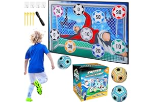 KOIROI Zestaw do gry w piłkę nożną dla dzieci, 3, 4, 5, 6, 7, 8, zabawka do gry w piłkę nożną, zabawka do gry w piłkę nożną, zabawka do gry w piłkę nożną, prezent dla chłopców i dziewczynek