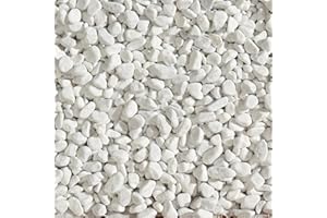 Granulati Zandobbio Ciottolo Colore Bianco Carrara Granulometria 7-15mm Sacco da 25 kg