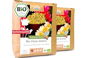 ASPER MÜHLE Cistus Tee - Cistus incanus Tee - Bio Zistrosenkraut geschnitten (1000g)