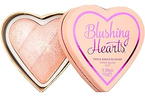 MAKEUP REVOLUTION LONDON Makeup Revolution I Heart Makeup Blushing Hearts Blush Peachy Pink Kisses Róż do policzków 10g