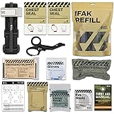 RHINO RESCUE IFAK Replacement for First Aid Kit, 11pc | Trauma Kit, Military Kit with Tourniquet, Chest Seal, Israeli Bandage