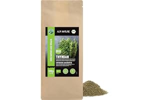 Alpi Nature Timjan BIO 500g, Torkad Timjan för Matlagning och Herbes de Provence Kryddblandning