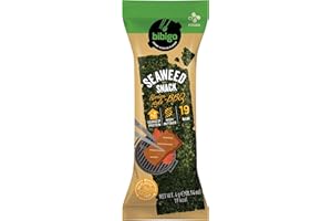 ‎BIBIGO BIBIGO Seealgen Snack, gewürzt, Korean BBQ - 6 x 4 g