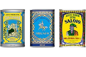 ‎FEINKOST MACHADO Feinkost Machado Olivenöl 3er Set – Probierset | Natives Olivenöl Extra aus Portugal (Triunfo, Santa Maria, Saloio) | Hochwertiges Olivenöl für Salate, Kochen, Braten & mediterrane Küche