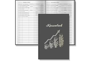 ‎BIROYAL BIROYAL Kassenbuch A5-120 Seiten Haushaltsbuch, Budget Planner & Kassenbücher - Einnahmen Ausgaben Buch - Haushaltsbuch zum Eintragen - Kassenbuch Kleinunternehmer- Ausgaben Tracker Finanzplaner