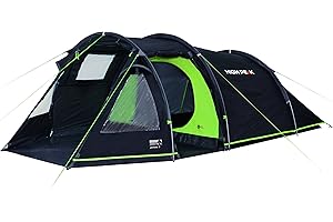 High Peak Atmos Tente Mixte Adulte, Anthracite/Vert, Taille Unique