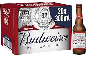 Budweiser Beer, 20 x 300ml,packaging may vary