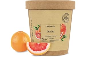 BRAVO ALFRED Sels de bain Stara Mydlarnia 350g - Sel de bain relaxant pour transformer votre baignoire en véritable Spa – Utilisable en Sel de bain pour pied et corps (Pamplemousse)