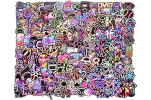 Willingood Aufkleber 200 Stück Wasserdicht Vinyl Stickers Graffiti Style Decals für Auto Motorräder Fahrrad Skateboard Snowboard Gepäck Laptop Aufkleber MacBook iPad und mehr [Neonschild Stil]