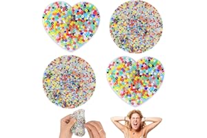 FDRJKN 4 Pcs Picky Pad Fidget Toys, Reusable Sensory Pad for Skin Picking Relief - Dermatillomania & Trichotillomania Aid