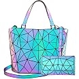 LOVEVOOK Borsa Donna Borse a Mano Donna Borse a tracolla Borse Tote elegante Pelle sintetica Borsa 3 pezzi Set Beige Marrone