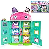 Gabby's Dollhouse: The Movie, Meow-Mazing Interactive Dollhouse, 7 Odalar | 2 Ayaktan Fazla Oyun Seti, Hareketli LCD G&ouml;zler, 