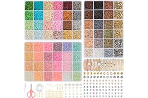 RUBY perlas 3mm para pulseras, perla de vidrio conjunto pulseras Selber hacer pulsera perlas con perla de letras, joyería fabricación encanto kit regalos, adultos para fiestas, fiestas, cumpleaños