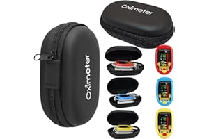TP TRADEPROVIDER Pediatric Pulse Oximeter CE FCC Approved Heart Rate Stats Monitor Protector, Storage Case Zipper Purse Container Wallet USB Stick Holder (Pulse Oximeter Case)