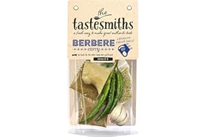 THE TASTESMITHS Berbere Tastesmiths DIY Curry Kit with Fresh Ingredients to Make an Authentic Indian Curry Recipe and Heat Guide Included | Serves 2-3