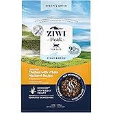ZIWI Peak Steam & Dried Cage-free Chicken with Whole Mackerel, 800 g - Natural, High Protein Cat Food Dry, Raw Alternative &