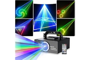 SALA DJ Lights for Party, 3D Animation Projector for Light Show, Beam Effect, DMX512, RGB, Stage Light, Perfect for Disco, Karaoke, Halloween, Christmas