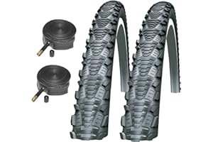 Schwalbe CX Comp 700 x 38c Bike Tyres with Schrader Tubes (Pair)