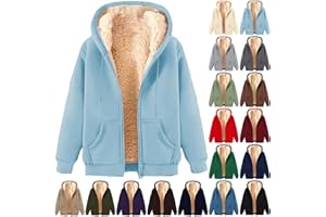 Mashaouyo Women'S Winter Coats And Jackets Fleece Jacket Womens Hoodies Thermal Jackets Winter Coats And Hoodies For Women Uk Sweatshirts Sweatshirt Women'S Tracksuits With Hood