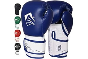 AQF Boxing Gloves for Training & MMA Muay Thai Punch Bag Sparring MMA Gloves for Men Women Adult Kickboxing Fighting & punching bag with Extra Layers of Padding 8 10 12 14 16 Oz