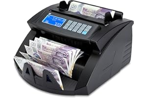 The ZZap NC20+ Banknote Counter & Counterfeit Detector - Counts 1000 banknotes per Minute, Batch Counting, 4-fold Counterfeit Detection and More!